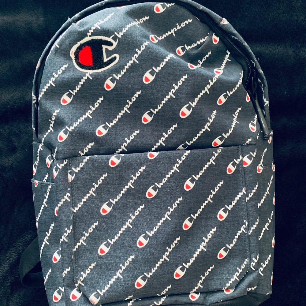 Navy blue champion mini backpack